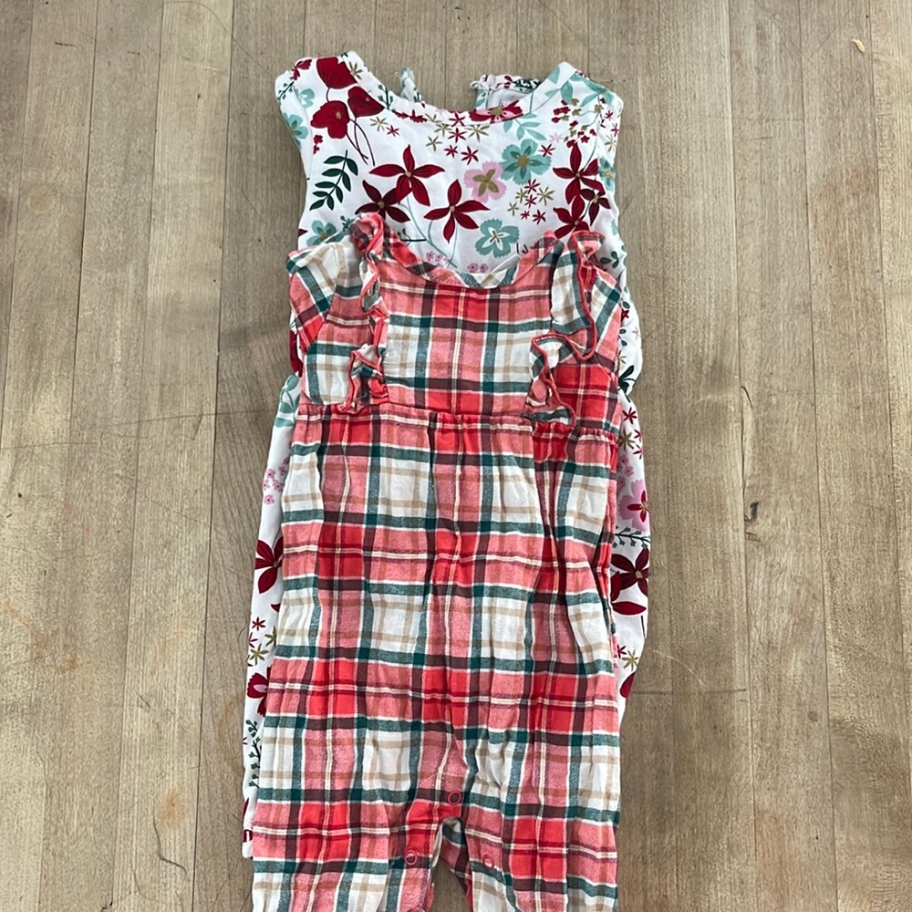 Long sleeve/pant romper set